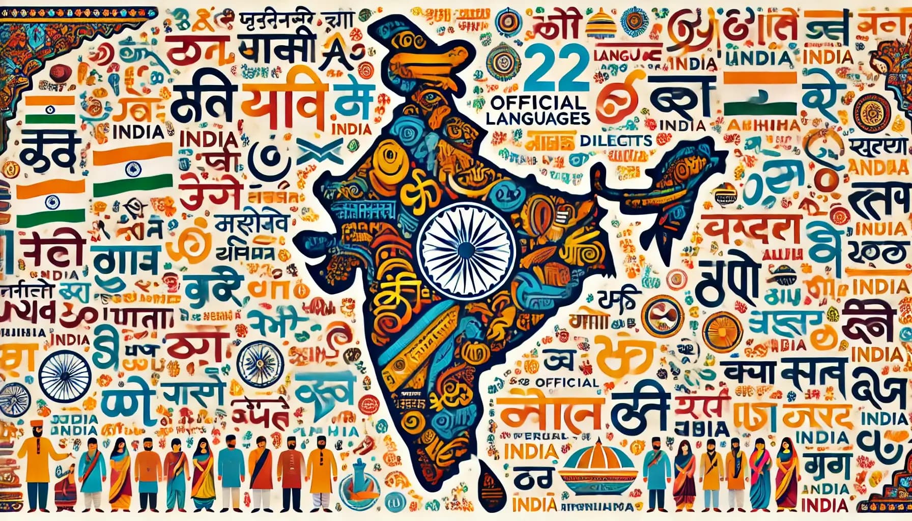 India's Linguistic Diversity: 22 Official Languages and 1,600 Dialects